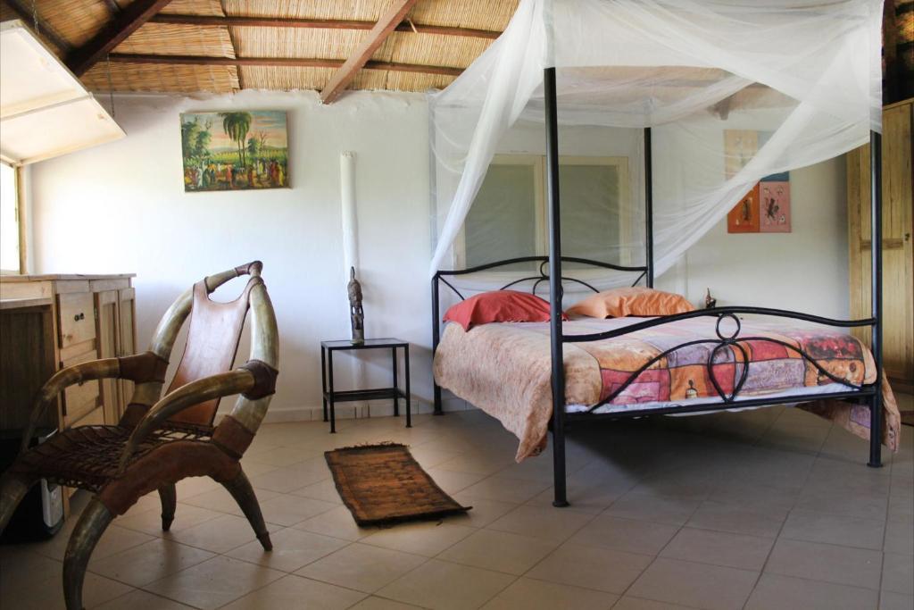 Lampsar Lodge Ndiongo Rom bilde